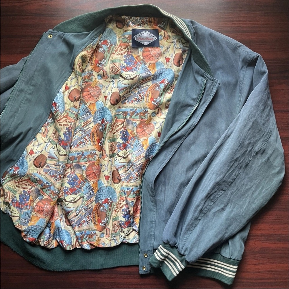 Vintage 90s Palm Beach Collection of Champions Jacket Size XL All Over Print